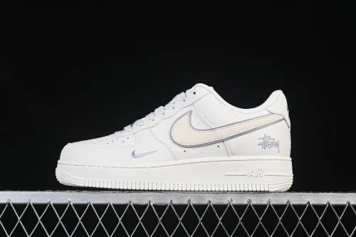 All categories Nk Air Force 1 Air Force series Nk Air Force 1 Low Air Force low-top Nike Air Force 1'07 Low Stusi co-branded versatile beige Air Force 1 low-top casual sneakers CS5288-034